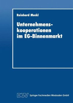 Unternehmenskooperationen im EG-Binnenmarkt - Meckl, Reinhard