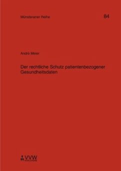 Cover Der rechtliche Schutz patientenbezogener Gesundheitsdaten