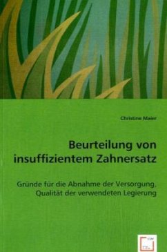 Beurteilung von insuffizientem Zahnersatz - Christine Maier, Mag.
