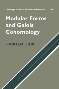 Modular Forms and Galois Cohomology - Hida, Haruzo (University of California, Los Angeles)