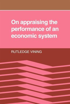 On Appraising the Performance of an Economic System - Vining, Rutledge