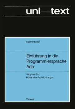 Einführung in die Programmiersprache Ada - Nagl, Manfred