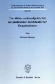 Die Völkerrechtssubjektivität internationaler nichtstaatlicher Organisationen.