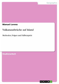 Vulkanausbrüche auf Island - Lorenz, Manuel