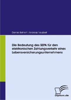 Die Bedeutung des SEPA für den elektronischen Zahlungsverkehr eines Lebensversicherungsunternehmens - Behlert, Denise;Neubert, Andreas