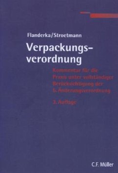 Cover Verpackungsverordnung (VerpackV), Kommentar