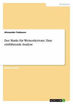 Cover Der Markt für Wetterderivate: Eine einführende Analyse