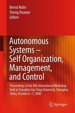 Autonomous Systems ¿ Self-Organization, Management, and Control