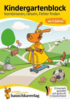 Kindergartenblock ab 4 Jahre - Kombinieren, rätseln, Fehler finden - Maier, Ulrike