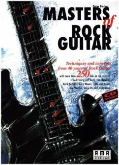 Masters of Rock Guitar - englisch sprachig - Fischer, Peter