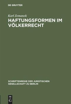Cover Haftungsformen im Völkerrecht
