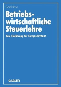 Betriebswirtschaftliche Steuerlehre.