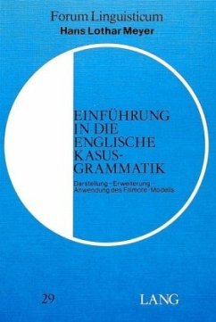 Einführung in die englische Kasusgrammatik - Meyer, Hans Lothar