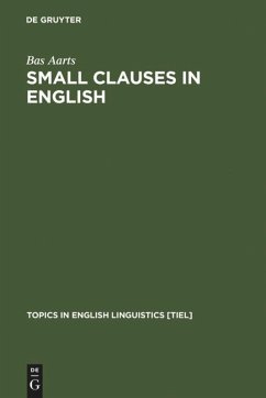 Small Clauses in English - Aarts, Bas