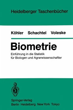 Biometrie - Köhler, Wolfgang;Schachtel, Gabriel;Voleske, Peter