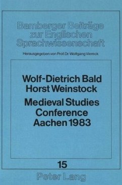 Medieval Studies Conference Aachen 1983 Cover Medieval Studies Conference Aachen 1983
