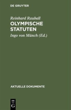 Olympische Statuten - Rauball, Reinhard