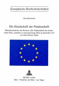 Cover Die Handschrift der 