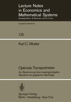 Optimale Transportnetze - Mosler, K. C.