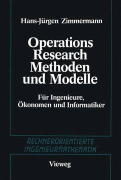 Methoden und Modelle des Operations Research - Zimmermann, Hans-Jürgen