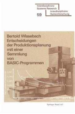 Entscheidungen der Produktionsplanung mit einer Sammlung von BASIC-Programmen - Wissebach