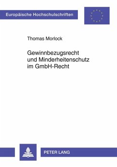 Cover Gewinnbezugsrecht und Minderheitenschutz im GmbH-Recht