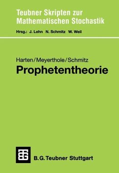 Prophetentheorie - Harten, Friedrich;Meyerthole, Andreas;Schmitz, Norbert