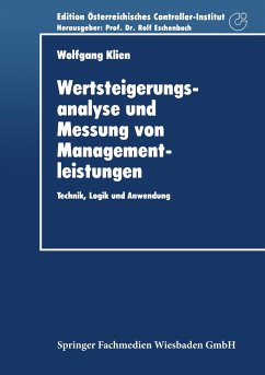 Wertsteigerungsanalyse und Messung von Managementleistungen - Klien, Wolfgang