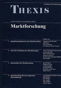 Marktforschung - Tomczak, Torsten; Reinecke, Sven