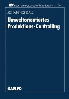 Umweltorientiertes Produktions-Controlling - Kals, Johannes