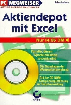 Aktiendepot mit Excel, m. CD-ROM - Kolbeck, Rainer