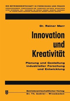 Innovation und Kreativität - Marr, Rainer