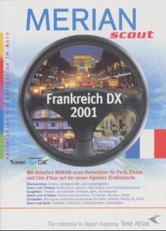 Frankreich, TravelPilot DX, 1 CD-ROM / Merian scout, CD-ROMs