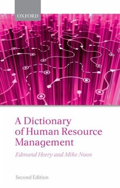 A Dictionary of Human Resource Management - Heery, Edmund; Noon, Mike