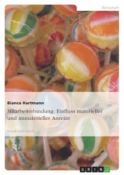 Mitarbeiterbindung: Einfluss materieller und immaterieller Anreize - Hartmann, Bianca