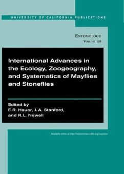 Cover International Advances in the Ecology, Zoogeography, and Systematics of Mayflies and Stoneflies