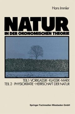 Natur in der ökonomischen Theorie - Immler, Hans