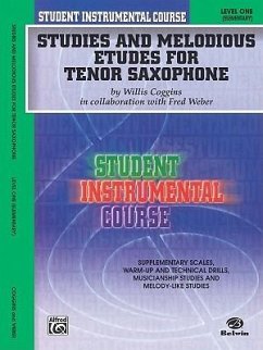 Student Instrumental Course Studies and Melodious Etudes for Tenor Saxophone - Coggins, Willis; Weber, Fred