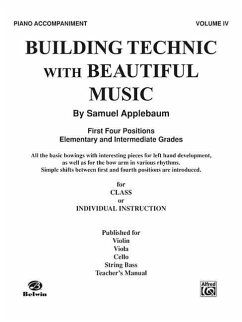 Building Technic with Beautiful Music, Volume 4 - Applebaum, Samuel