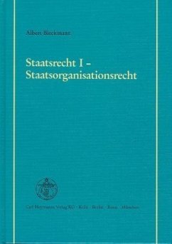 Staatsorganisationsrecht / Staatsrecht .1 - Bleckmann, Albert