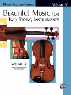 Cover Beautiful Music for Two String Instruments, Bk 4: Piano Acc.