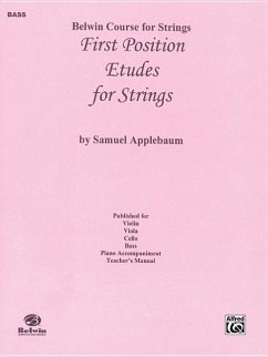 First Position Etudes for Strings - Applebaum, Samuel