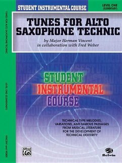 Tunes for Alto Saxophone Technic - Vincent, Herman; Weber, Fred