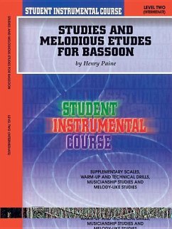 Student Instrumental Course Studies and Melodious Etudes for Bassoon - Paine, Henry