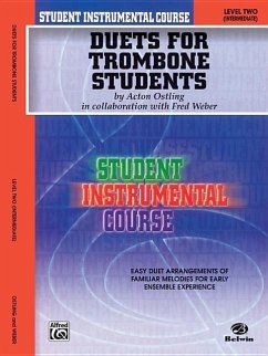 Student Instrumental Course Duets for Trombone Students - Ostling, Acton; Weber, Fred