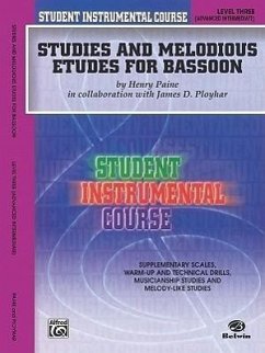 Student Instrumental Course Studies and Melodious Etudes for Bassoon - Paine, Henry; Ployhar, James D