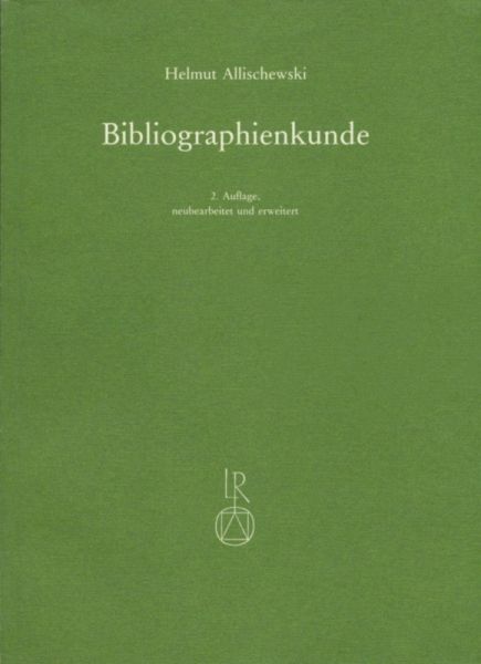 Bibliographienkunde Bibliographienkunde