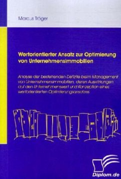 Wertorientierter Ansatz zur Optimierung von Unternehmensimmobilien - Tröger, Marcus
