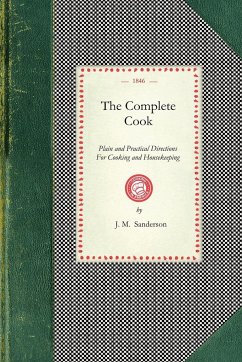 The Complete Cook - J. M. Sanderson
