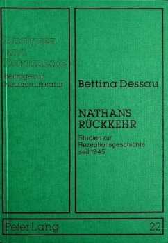 Nathans Rückkehr - Dessau, Bettina Nathans Rückkehr - Dessau, Bettina